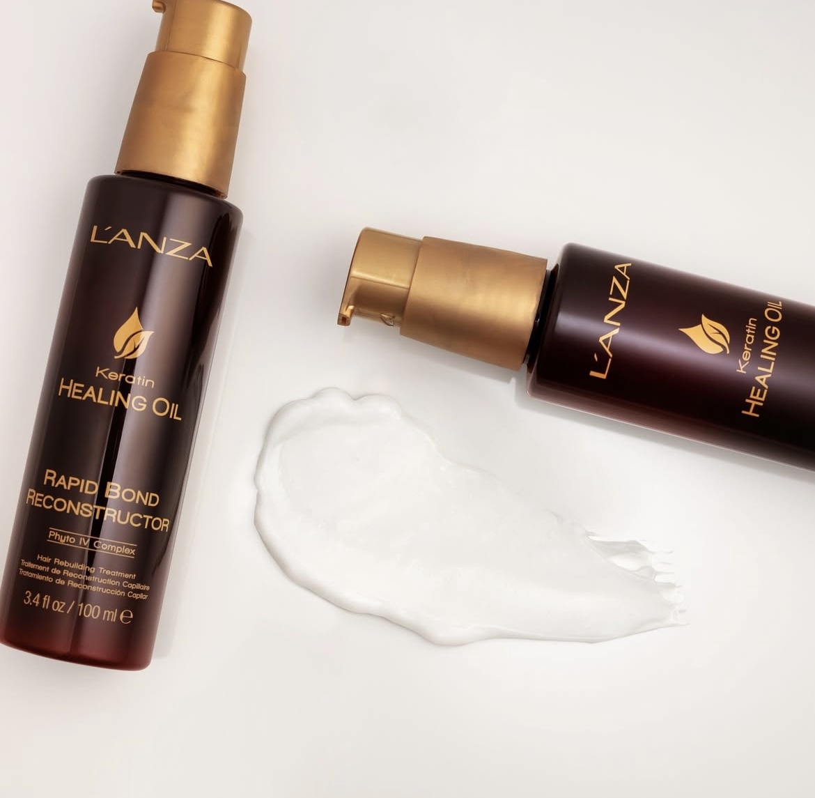 Реконструктор для інтенсивного відновлення волосся LʼANZA Keratin Healing Oil Rapid Bond Reconstructor, 100 ml - 2